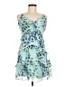 Ramy Brook Print Blue Cocktail Dress Size M - photo 1