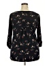 Beacon Black 3/4 Sleeve Blouse Size 2X - photo 2