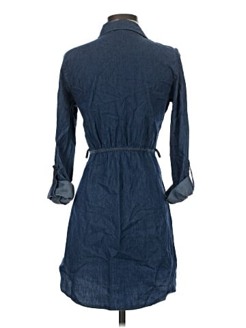 Derek Heart 3/4 Sleeve Button-Down Shirt (view 2)