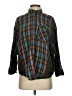 Free People Argyle Black Long Sleeve Blouse Size XS - photo 1