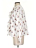 Koch 100% Polyester Print White Long Sleeve Blouse Size S - photo 5