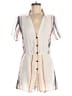 En Creme 100% Rayon Stripes White Romper Size M - photo 1