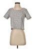 JOA 100% Polyester Gray Short Sleeve Top Size S - photo 1