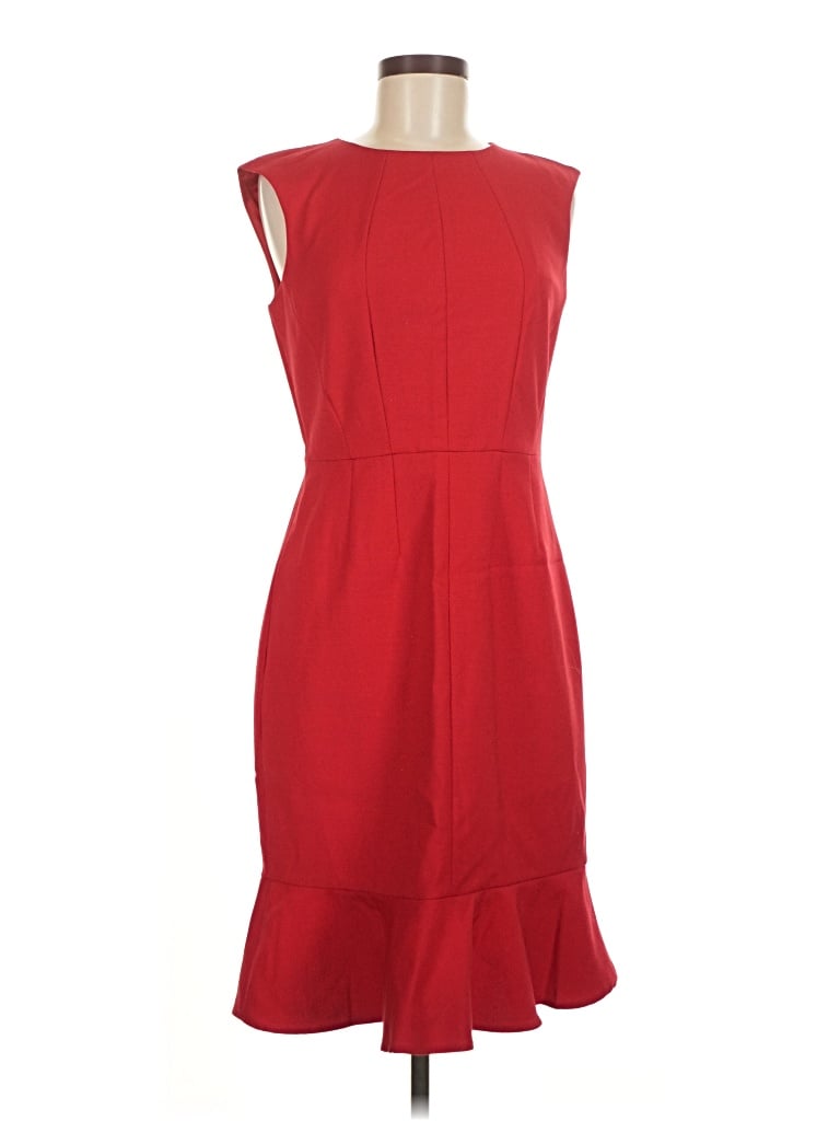 Pre-owned Brooks Brothers Cocktail Dress In Red