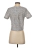 JOA 100% Polyester Gray Short Sleeve Top Size S - photo 2