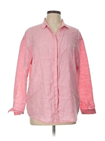 Lafayette 148 New York Long Sleeve Button-Down Shirt (view 1)