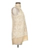CAbi Ivory Sleeveless Blouse Size S - photo 4