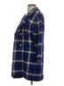 Anne Klein Plaid Blue Coat Size S - photo 5