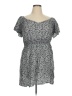 ABound Paisley Gray Casual Dress Size 1X - photo 1