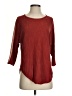 Moth Orange Burgundy 3/4 Sleeve Top Size S - photo 1