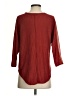Moth Orange Burgundy 3/4 Sleeve Top Size S - photo 2
