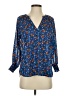 Aqua 100% Polyester Blue 3/4 Sleeve Blouse Size XS - photo 1