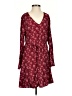 Universal Thread 100% Polyester Paisley Burgundy Casual Dress Size XS - photo 1