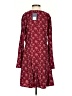 Universal Thread 100% Polyester Paisley Burgundy Casual Dress Size XS - photo 2