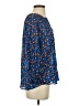 Aqua 100% Polyester Blue 3/4 Sleeve Blouse Size XS - photo 4