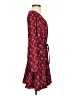 Universal Thread 100% Polyester Paisley Burgundy Casual Dress Size XS - photo 4