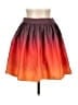 Vineet Bahl 100% Polyester Tie-dye Orange Casual Skirt Size 10 - photo 1
