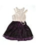 Emily West 100% Polyester Purple Dress Size 7 - photo 2