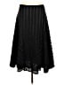 Baranda 100% Polyester Chevron-herringbone Black Formal Skirt Size 12 - photo 2