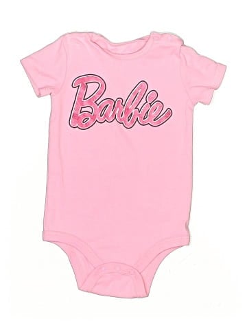 Barbie Short Sleeve Onesie (view 1)