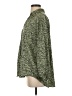 Zara Animal Print Green Long Sleeve Blouse Size S - photo 5
