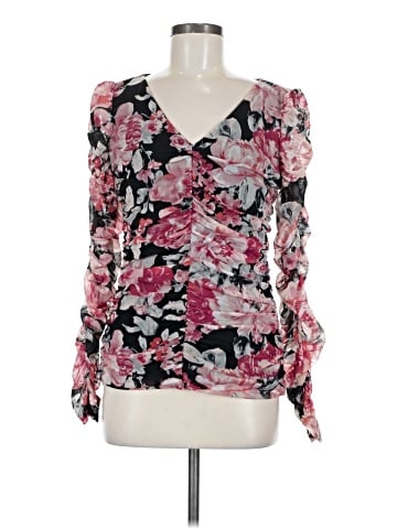 White House Black Market Long Sleeve Blouse (view 1)