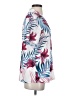 Unbranded Tropical White Short Sleeve Blouse Size S - photo 4