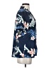 Unbranded Tropical Blue Short Sleeve Blouse Size S - photo 4