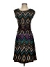 En Focus Studio Chevron-herringbone Black Cocktail Dress Size 4 (petite) - photo 1