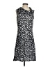 Shana Polka Dots Gray Casual Dress Size XS - photo 1
