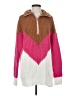 Show Me Your Mumu Color Block Pink Pullover Sweater Size S - photo 1