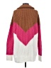 Show Me Your Mumu Color Block Pink Pullover Sweater Size S - photo 2