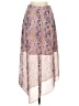 ALLSAINTS 100% Polyester Paisley Purple Formal Skirt Size 4 - photo 2