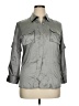 DKNY Gray 3/4 Sleeve Button-Down Shirt Size 14 - photo 1