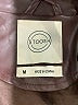 Stoosh 100% Polyurethane Brown Faux Leather Jacket Size M - photo 6