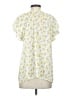 Dylan 100% Rayon Yellow Short Sleeve Blouse Size S - photo 2