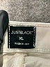 Just Black Solid Ivory Denim Skirt Size XL - photo 4
