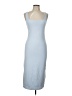 Aritzia Solid Blue Casual Dress Size L - photo 1