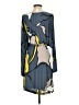 Max and Cleo Print Blue Casual Dress Size S - photo 2