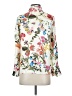 Zara Floral Ivory Long Sleeve Blouse Size XS - photo 2