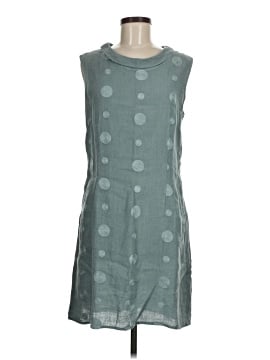 chinese dress ladies Lina Tomei Grey Linen dress Size L – The Wardrobe