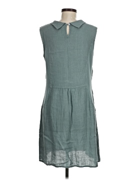 chinese dress ladies Lina Tomei Grey Linen dress Size L – The Wardrobe main image 1