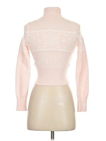 Orange Kiss Turtleneck Sweater (view 2)