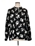 Time and Tru 100% Polyester Floral Black Long Sleeve Blouse Size XL - photo 1