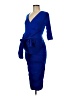 Isabella Oliver Blue Cocktail Dress Size 6 Maternity (2) - photo 1