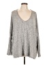 Silence and Noise Gray Long Sleeve Top Size M - photo 1