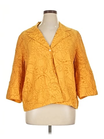 Coldwater Creek 3/4 Sleeve Button-Down Shirt (view 1)