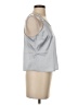 ASPEN Silver Sleeveless Top Size S - photo 4