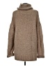 VICI Tweed Brown Turtleneck Sweater Size M - photo 2