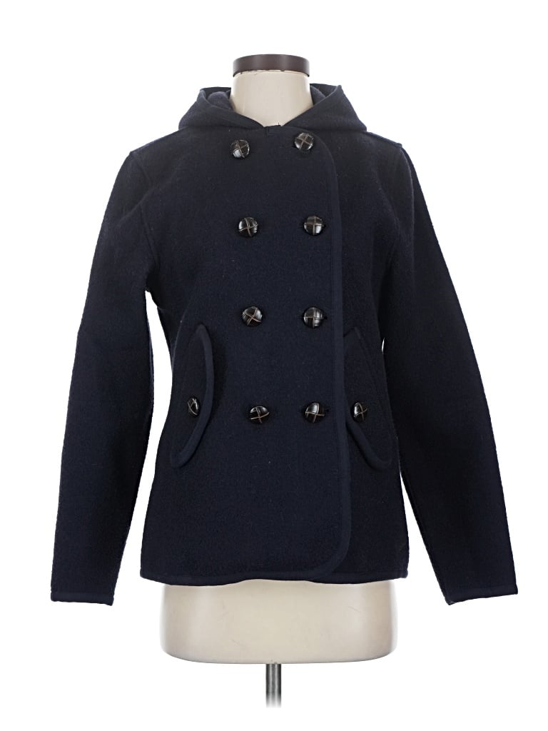 Pre-owned Woolrich Wool Coat In Blue